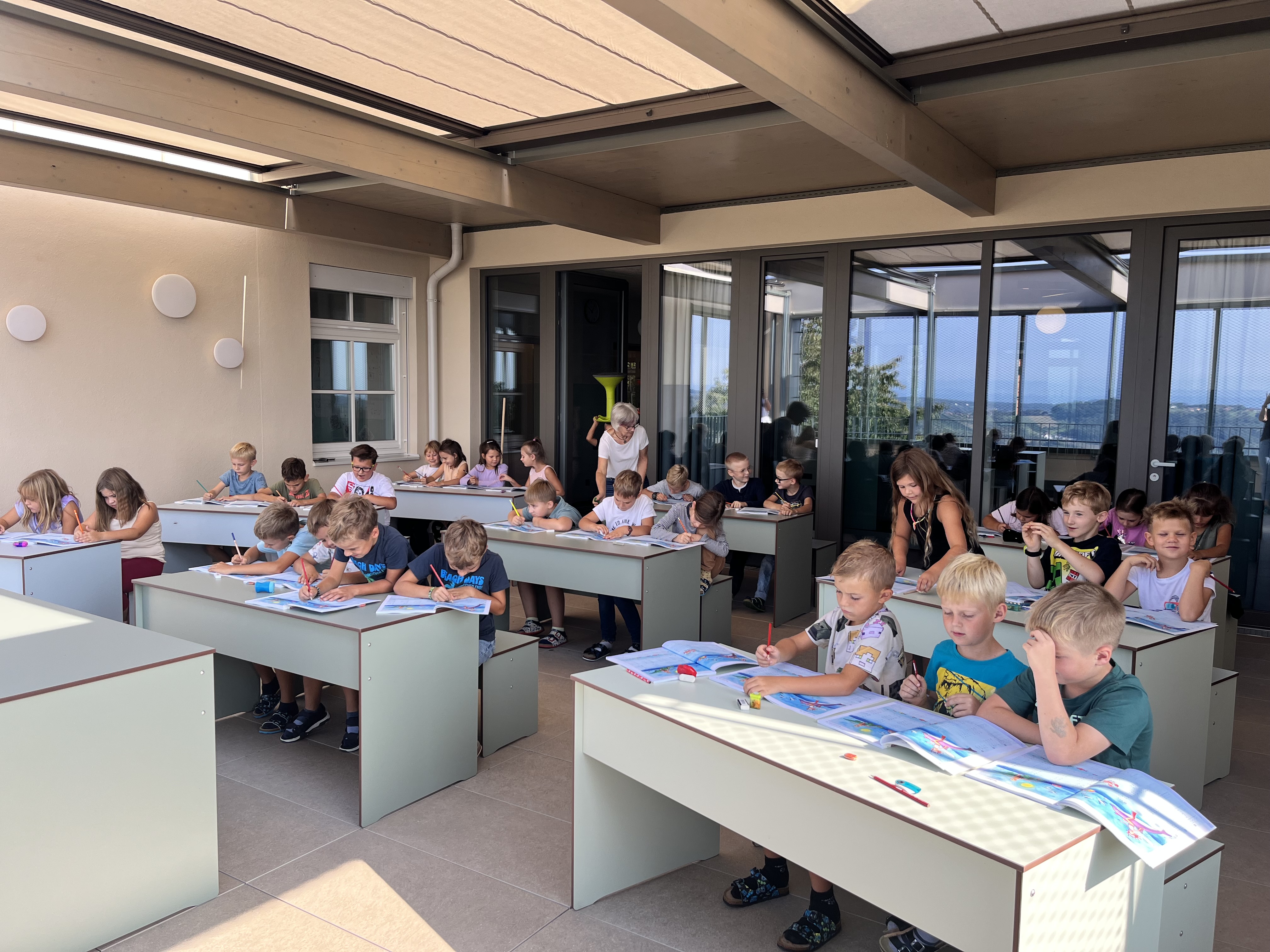 Freiluftklasse 2. Klassen 